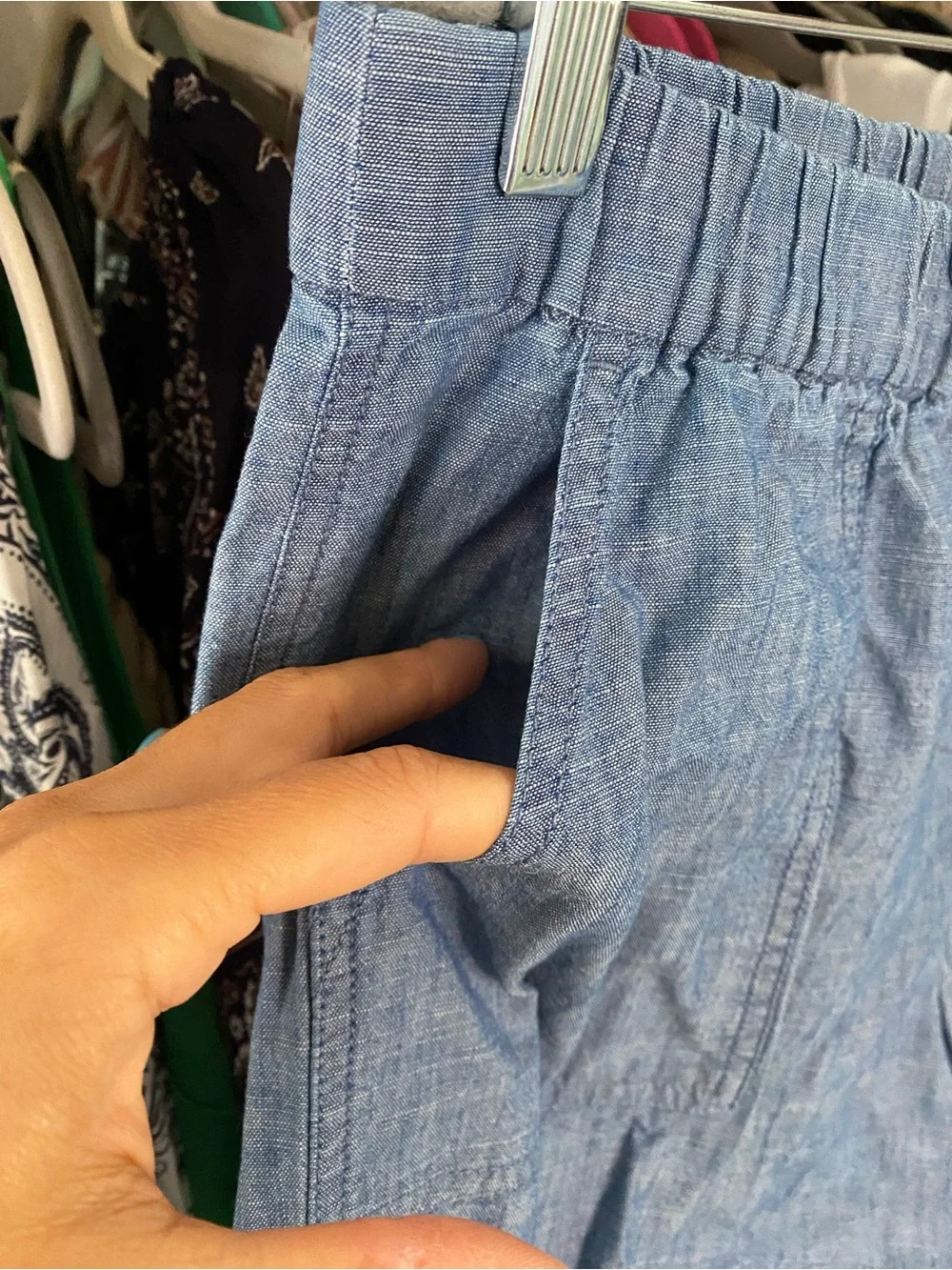 J. CREW Blue Chambray Shorts! 🌊